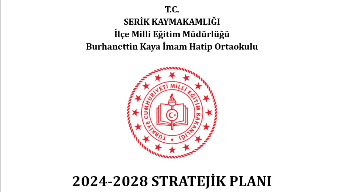 2024-2028 STRATEJİK PLANIMIZ YAYINLANDI